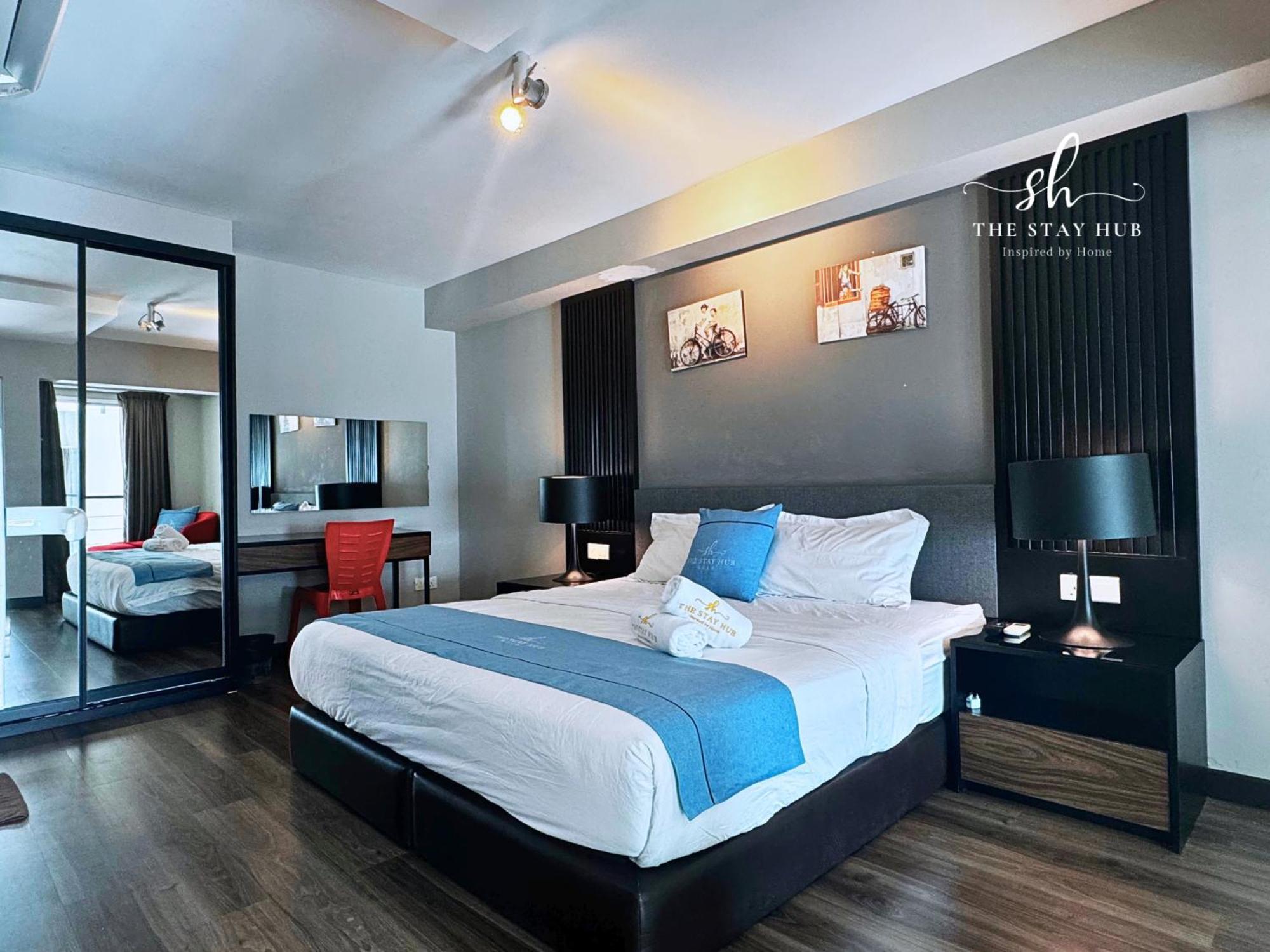 Apartment Seaview Maritime Suites, Penang George Town, Karpal Singh Drive-free Parking By The Hub